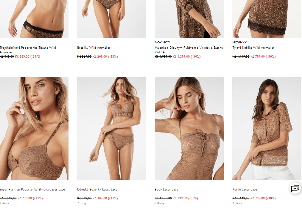 Intimissimi Black Friday - sleva 30%