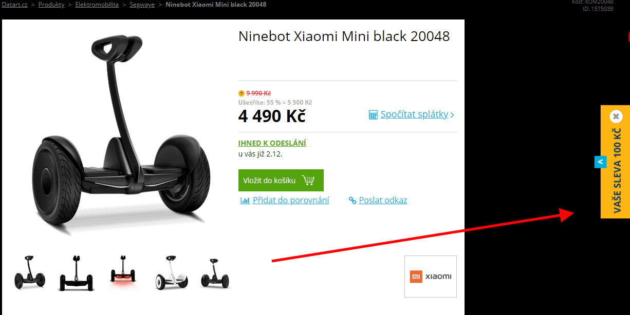 Ninebot Xiaomi Mini black