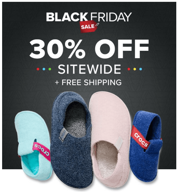 Crocs.eu - Black Friday sleva min. 30%