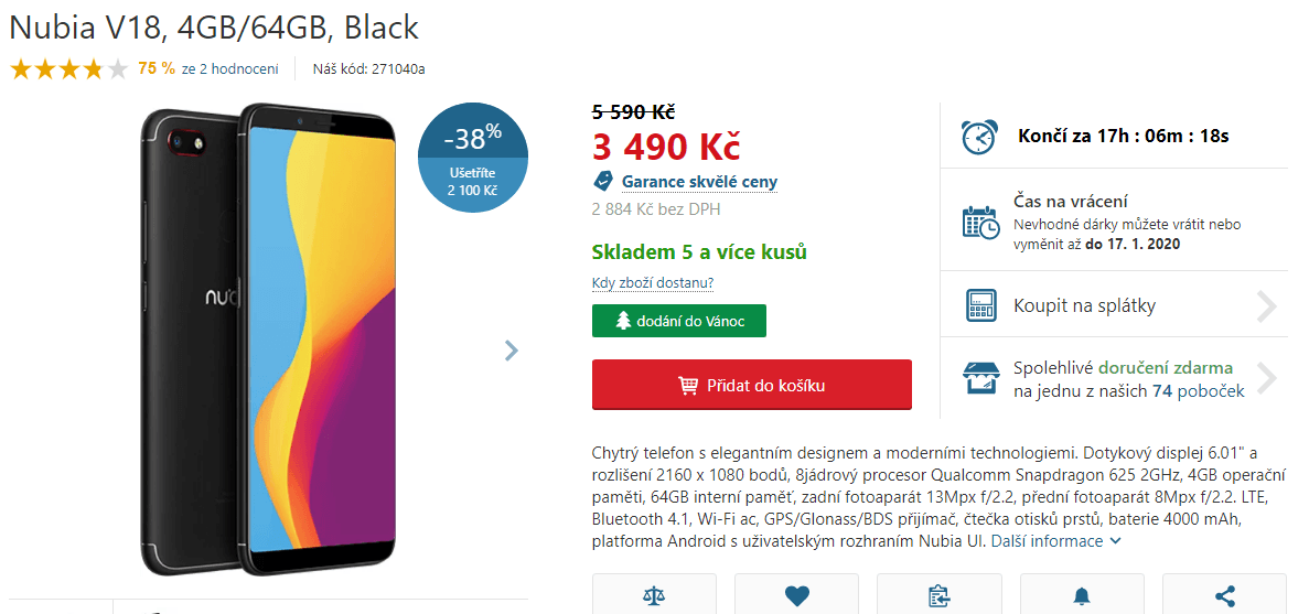 Nubia, 8x 2GHz, 4GB RAM, 6", LTE, dual
