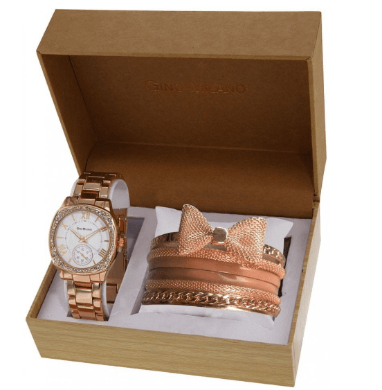 Dárková sada hodinek a 6 náramků Gino Milano 