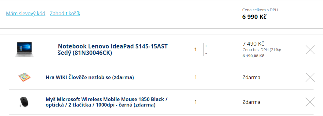 Lenovo, až 3,7 GHz, 4GB RAM, 15,6", SSD