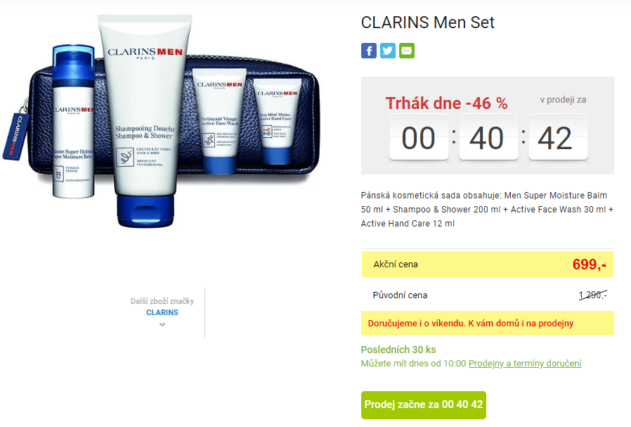 Pánská kosmetická sada CLARINS