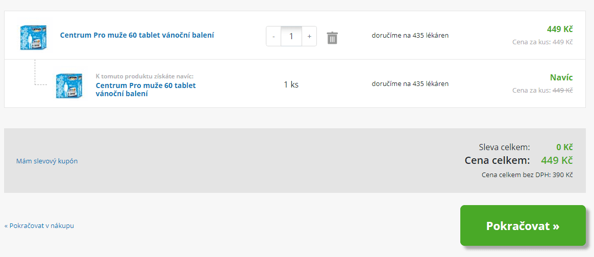 Multivitamín Centrum Pro muže / ženy