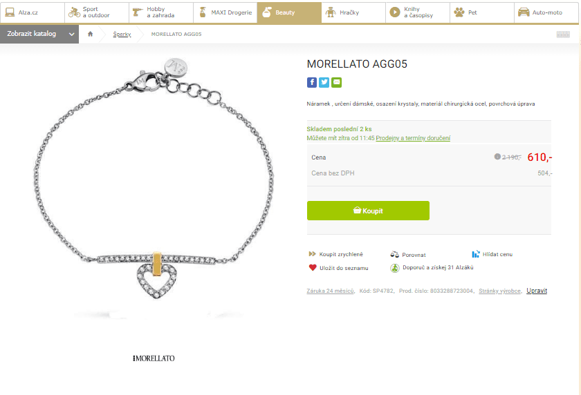 Dámský náramek Morellato AGG05