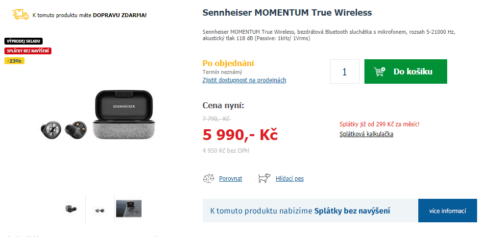 Sennheiser Momentum True Wireless