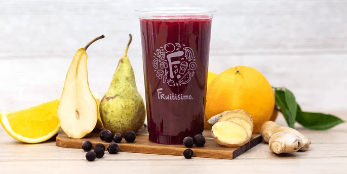1× velký drink z ovocného baru Fruitisimo 