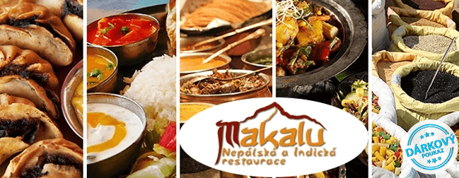Menu o 2 chodech pro 1 osobu v Makalu