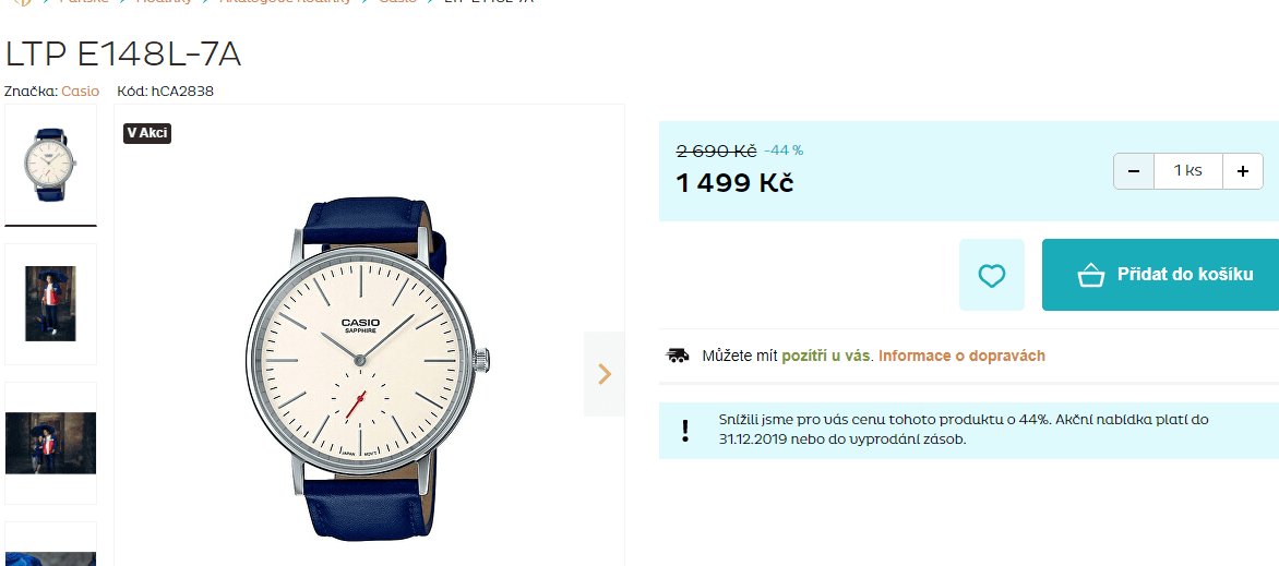 Hodinky Casio LTP-E148L-7A 