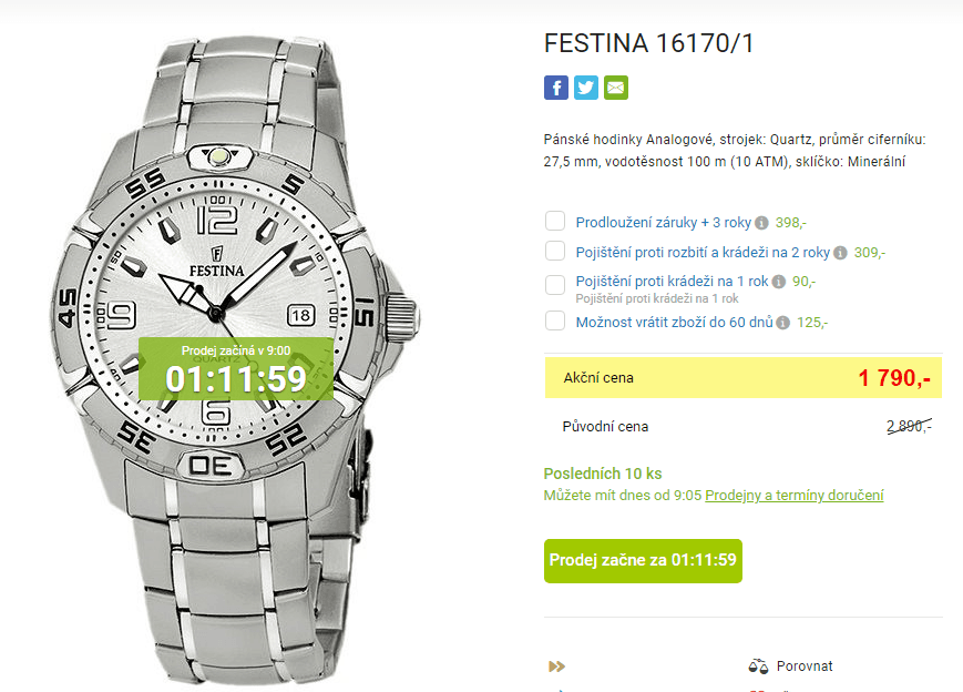 Pánské hodinky FESTINA 16170/1 