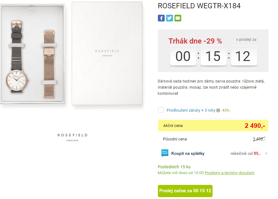 Dámské hodinky ROSEFIELD