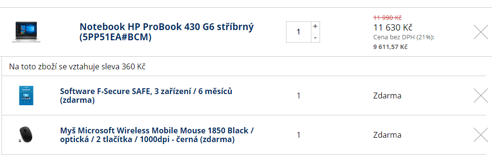 HP, i3 3,9GHz, 4GB RAM, 13,3", SSD, 1,5kg