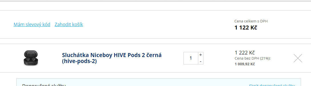 BT sluchátka Niceboy HIVE pods 2