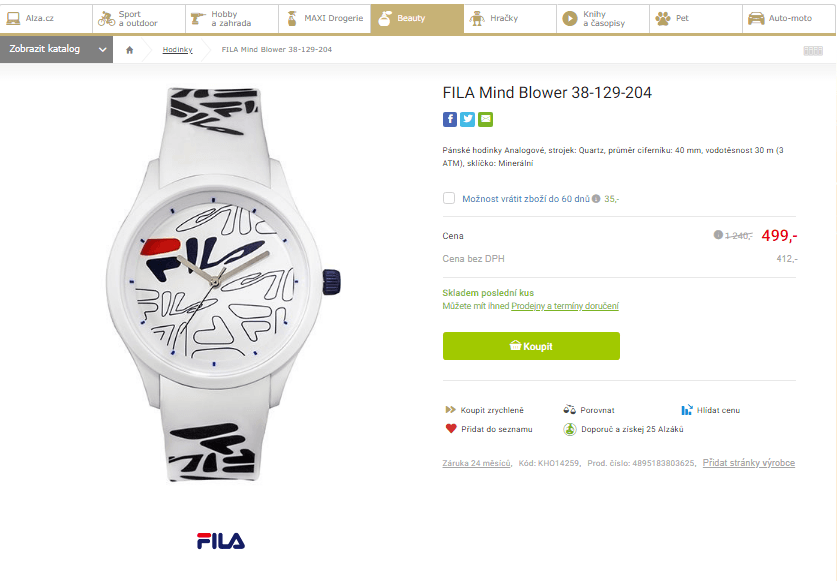 Pánské hodinky FILA Mind Blower