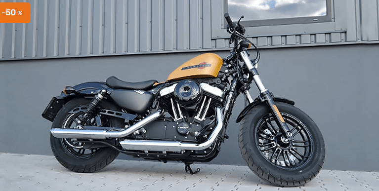 Jízda s Harley Davidson Forty-Eight 1200 ccm