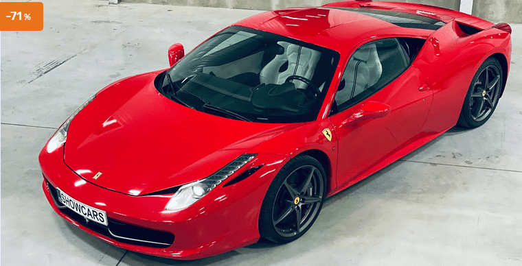 Zážitková jízda ve Ferrari 458 Italia 