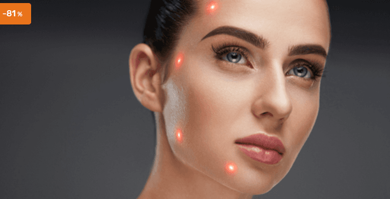 100minutový lékařský facelift celého obličeje