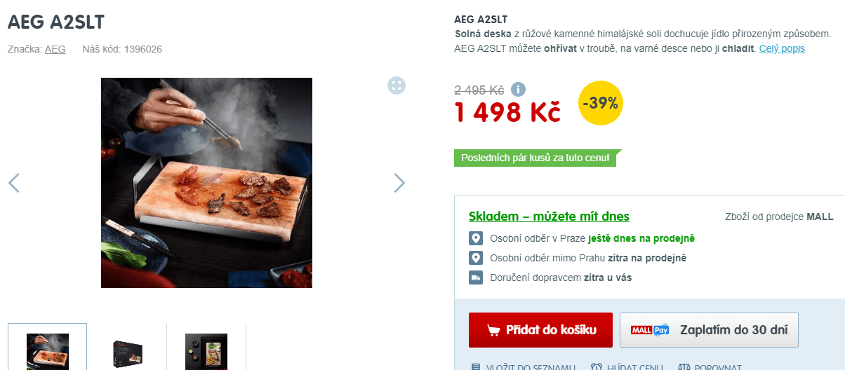 Solný blok AEG A2SLT