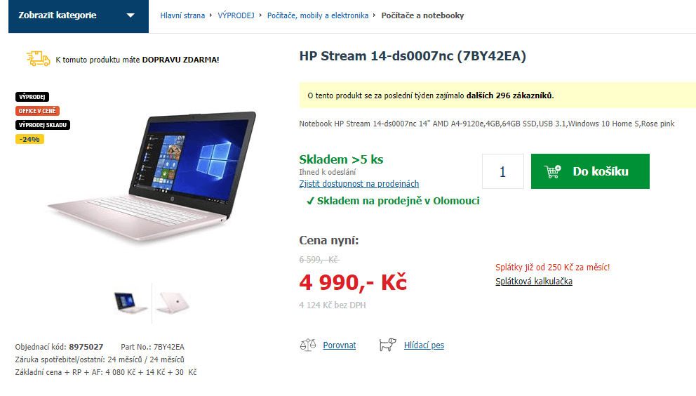 HP, 2,2GHz, 4GB RAM, 14", 1,46kg