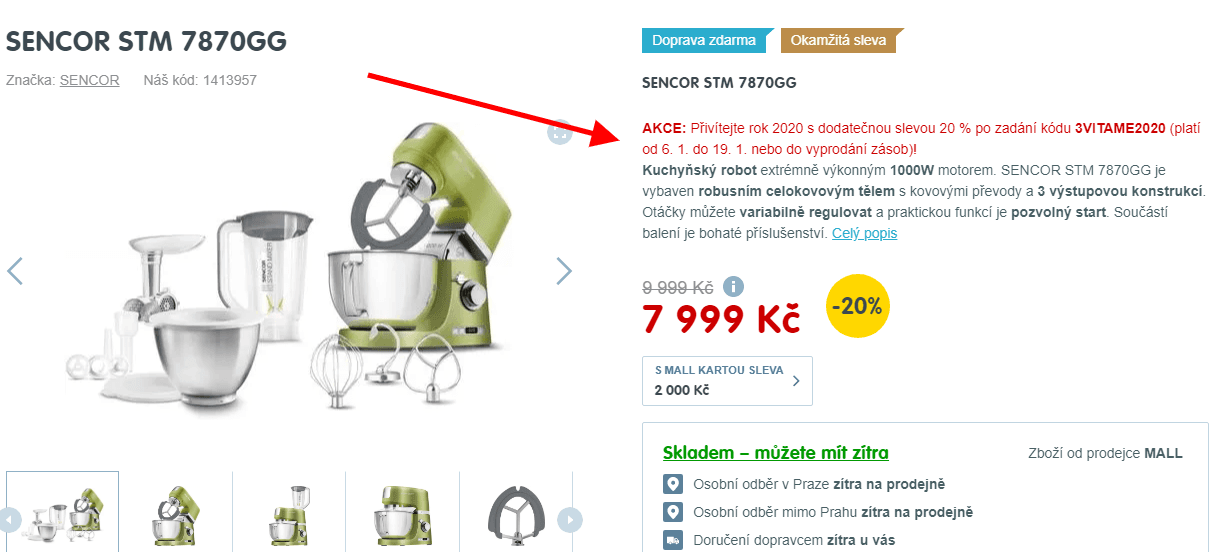 Kuchyňský robot Sencor 