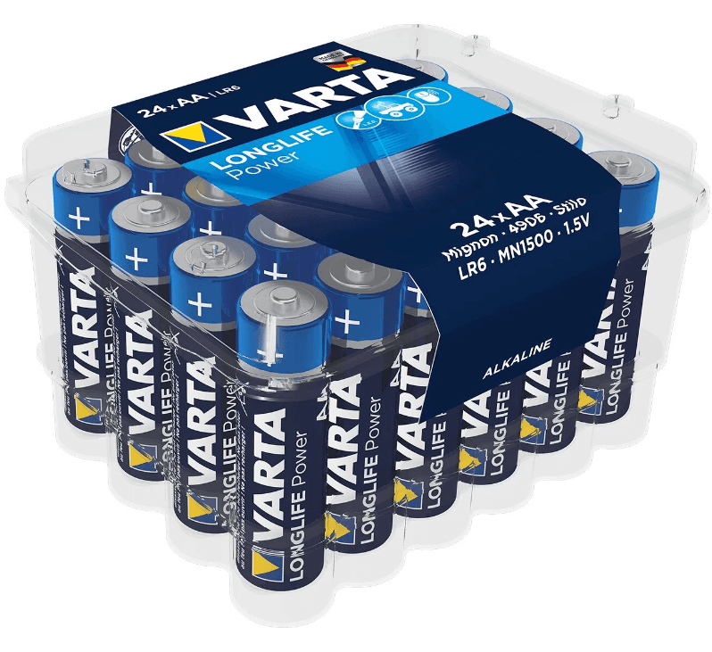 24 ks AA baterii Varta Longlife Power 