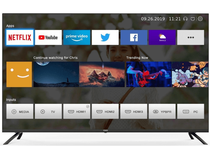 Ultra HD Smart TV, HDR, 126cm, Changhong