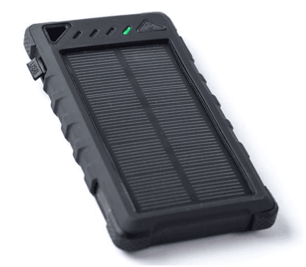 Solární powerbanka DOCA, 8000 mAh