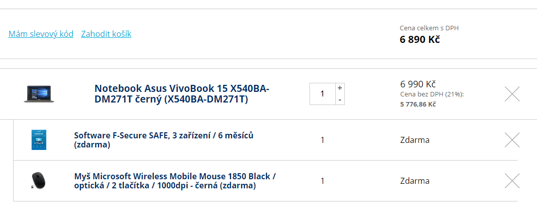 Asus, až 3GHz, 4GB RAM, 15,6"