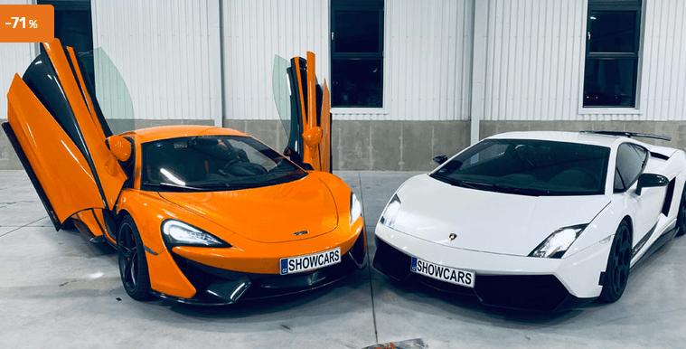 Zážitková jízda v Lamborghini Gallardo a McLaren 
