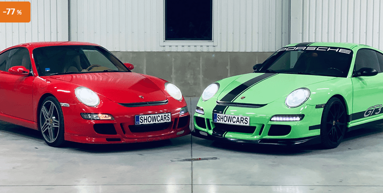 Jízda ve 2 luxusních autech Porsche 911 Carrera GT