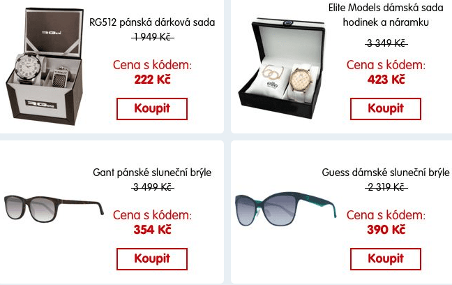 Extra sleva 70% na módu a doplňky