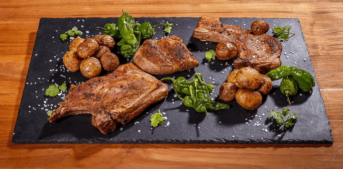 1 kg vepřových steaků 