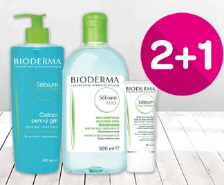 Akce 2+1 na Bioderma Sébium