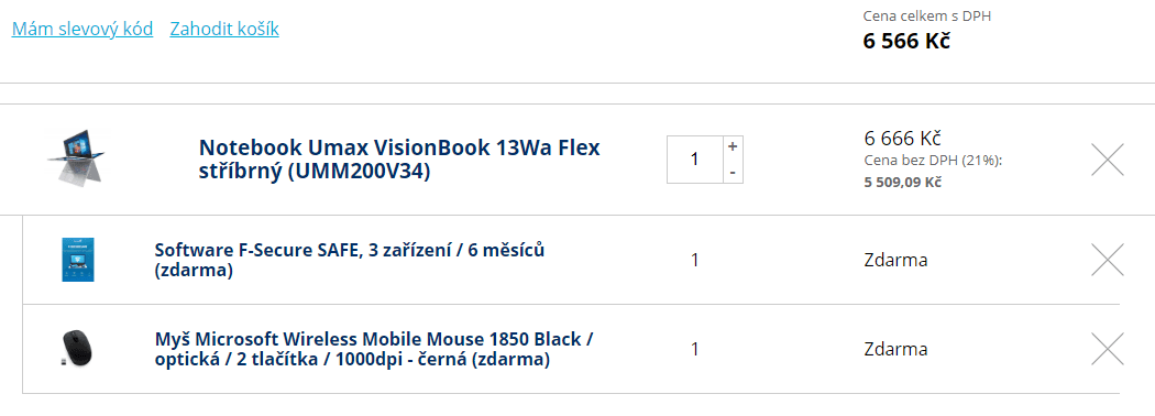 Umax, 2,2GHz, 4GB RAM, konvert, 13,3"