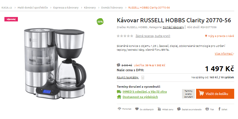Kávovar Russell Hobbs 20770