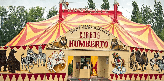 Cirkus Humberto vstupenka