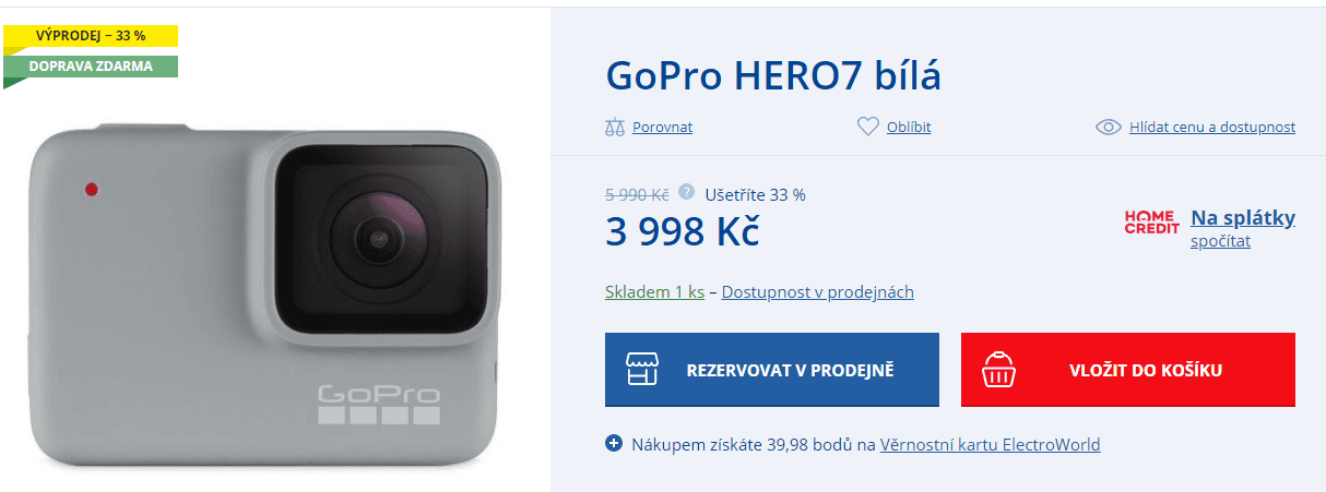 GOPRO HERO7 White