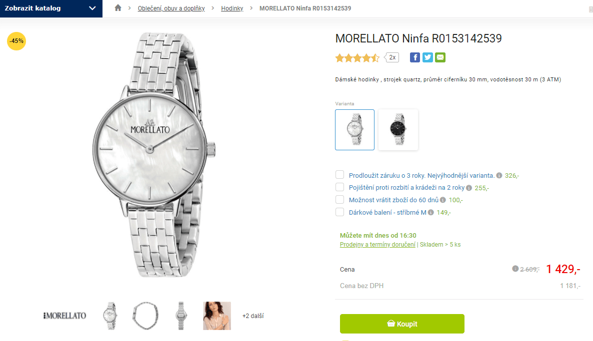 Dámské hodinky MORELLATO Ninfa 