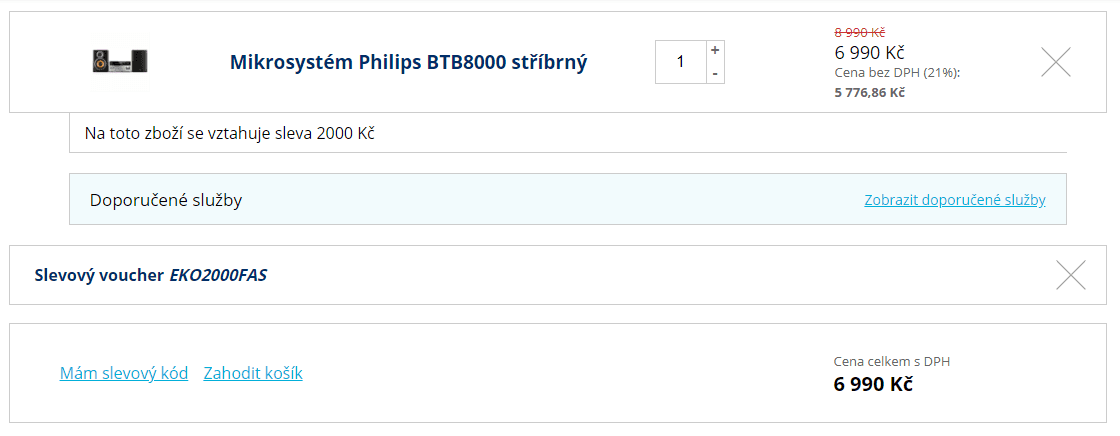 Mikrosystém Philips BTB8000