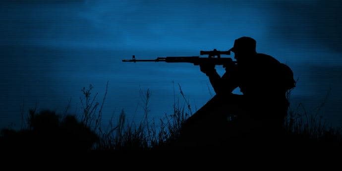 Dobrodružný střelecký balíček Noční sniper 