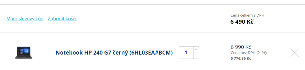 HP, až 2,6GHz, 4GB RAM, SSD, 14"