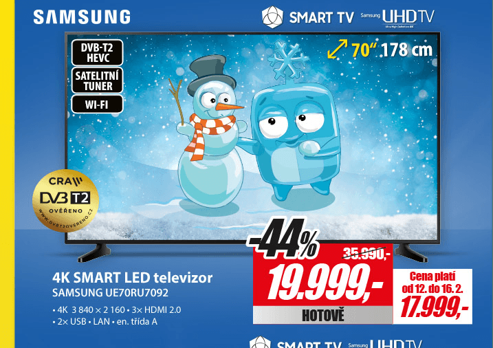 Ultra HD Smart TV, HDR, 178cm, Samsung