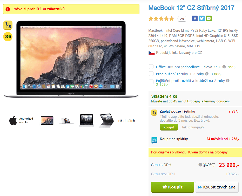 Apple MacBook 12" MNYH2CZ