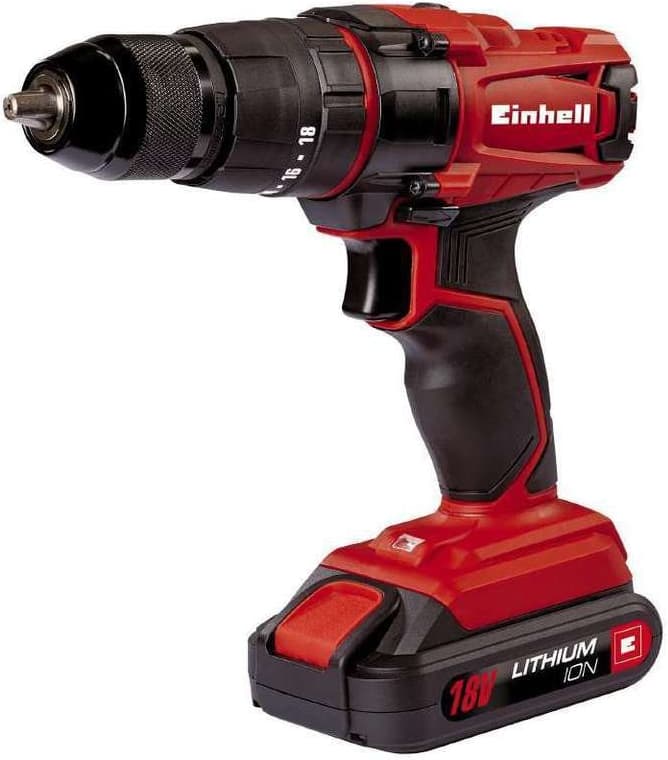 Akušroubovák Einhell příklepový, 2 baterie