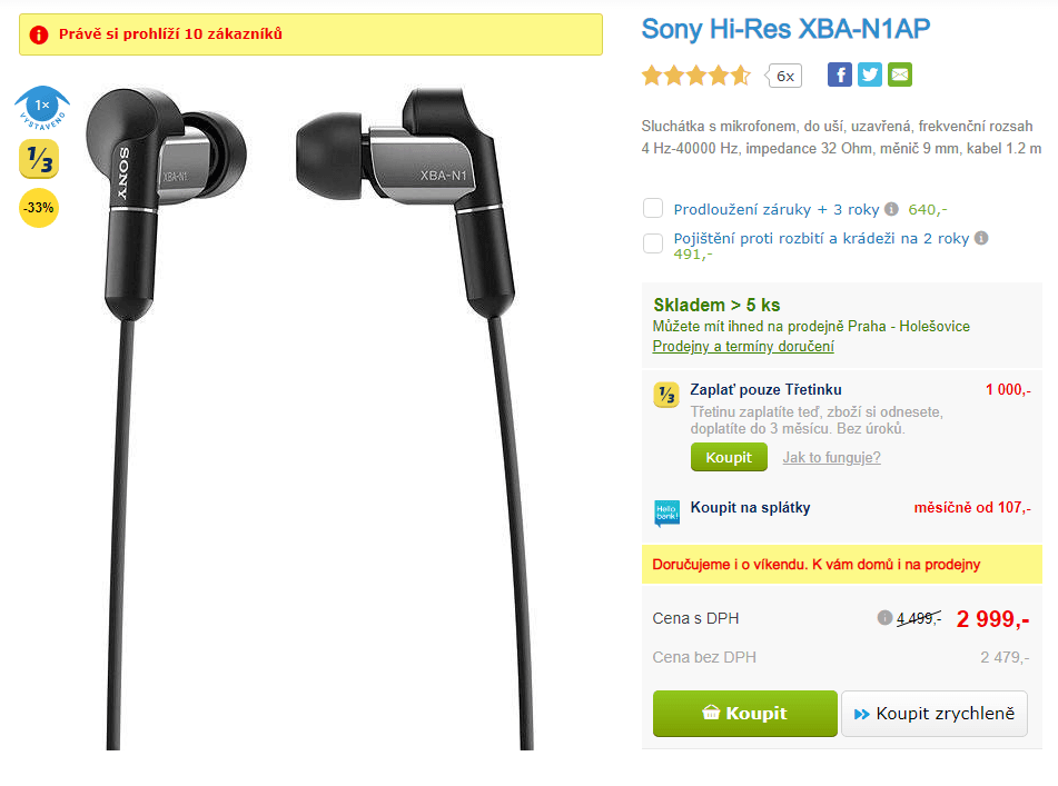 Sony Hi-Res hybridní HD