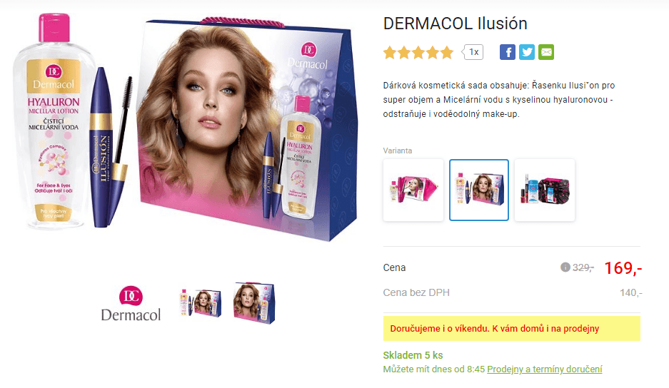 Dárková sada DERMACOL Ilusión