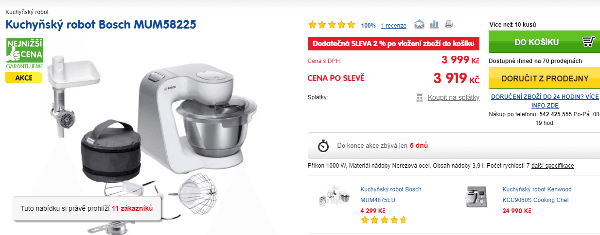 Kuchyňský robot Bosch 58225