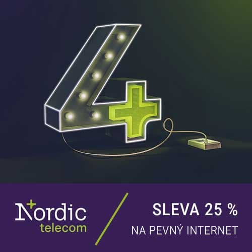 Sleva 25 % na pevný internet pro všechny