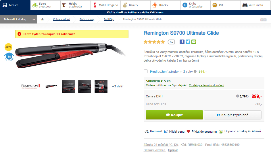 Remington S9700 Ultimate Glide