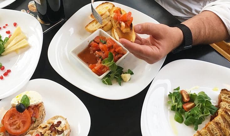 Degustační menu v Café Jamón pro dva